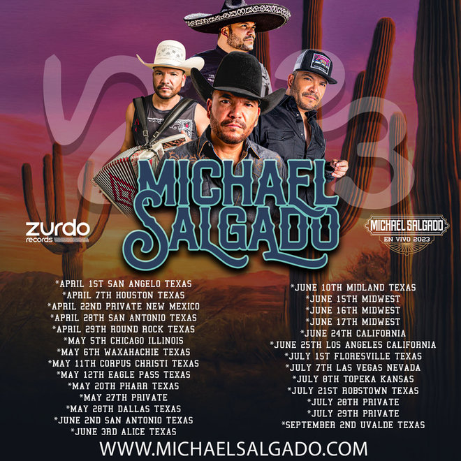 michael salgado tour schedule